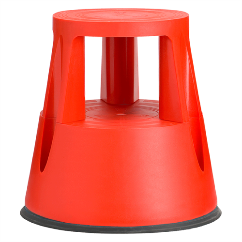 Kick-step rullpall - Röd plast