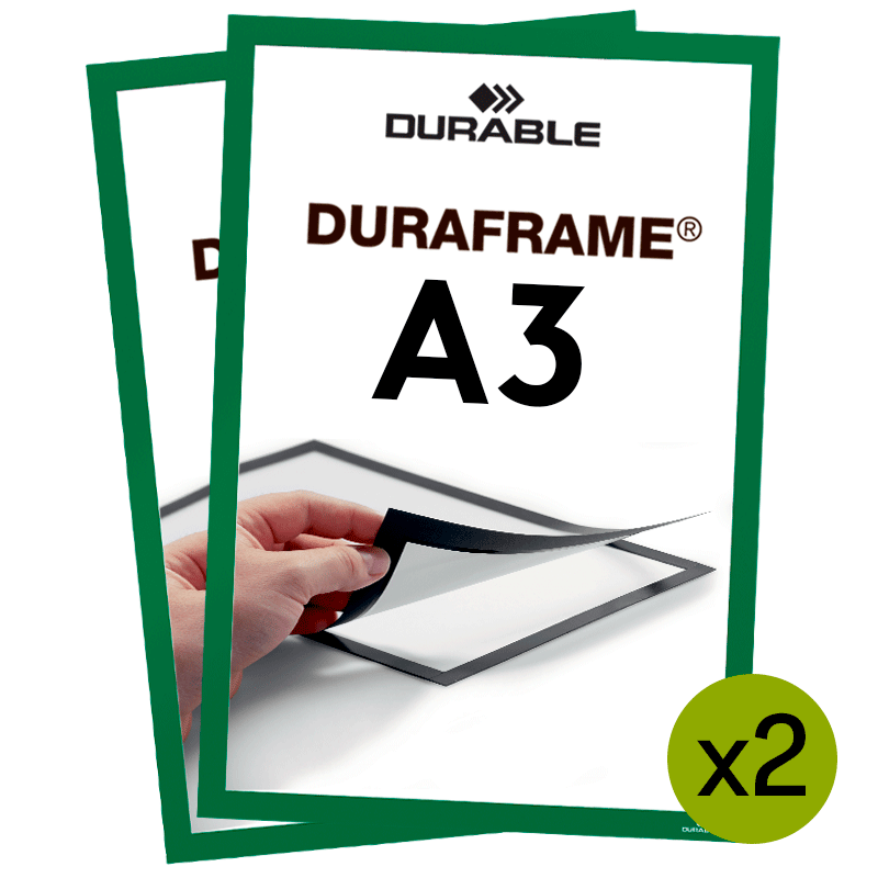 Magnetram Duraframe - A3 Grön