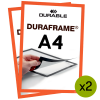 Magnetram Duraframe - A4 Orange