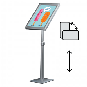 Expo informationsställ A2 - Höjd justerbar