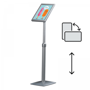 Expo informationsställ A4 - Höjd justerbar