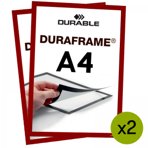 Magnetram Duraframe® - A4 Röd