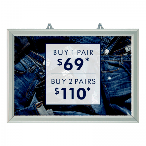 Affischram "Slide-In frame" Horisontell